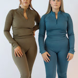 Seamless tights - Burnt olive