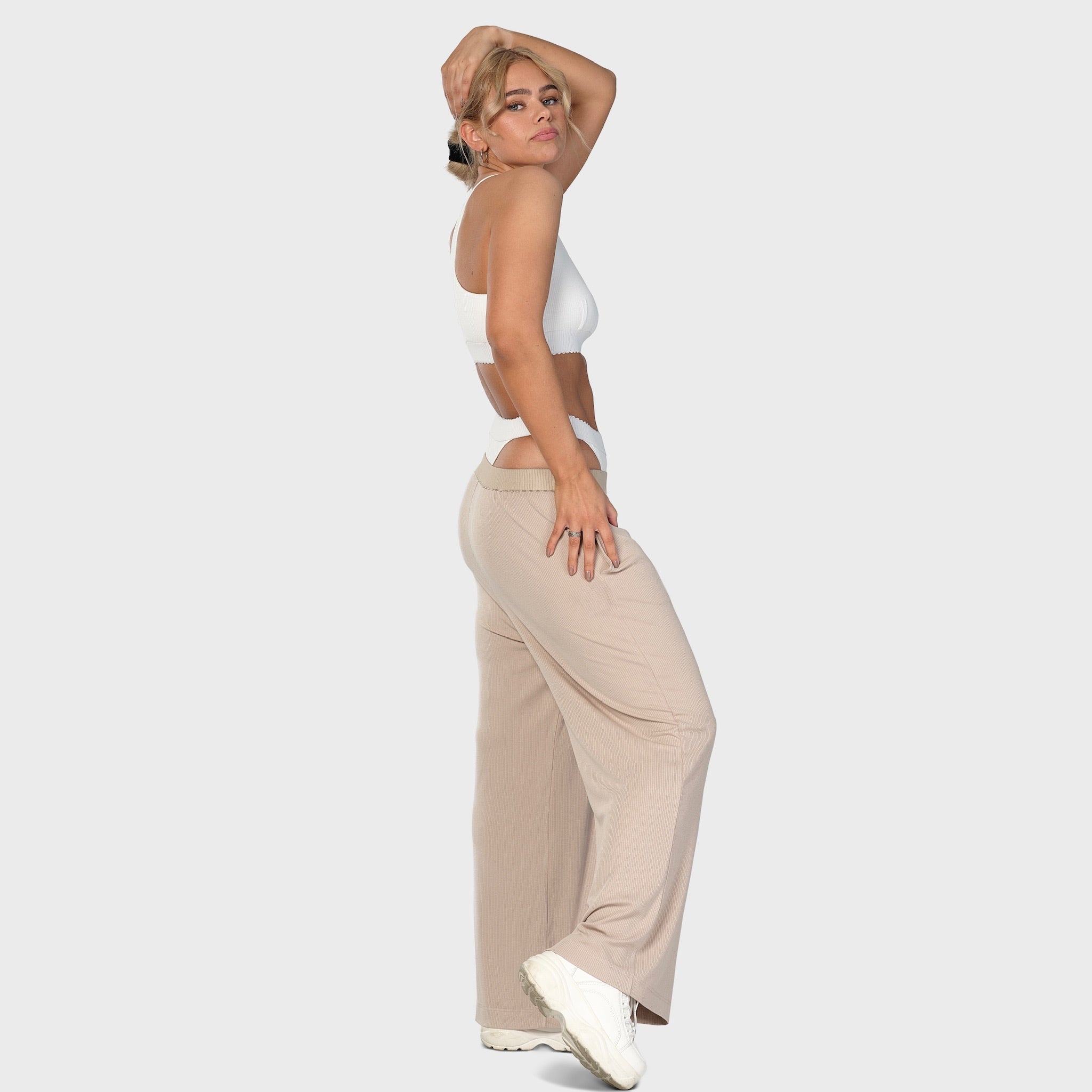 Rib underwear top - offwhite (6292808237223)