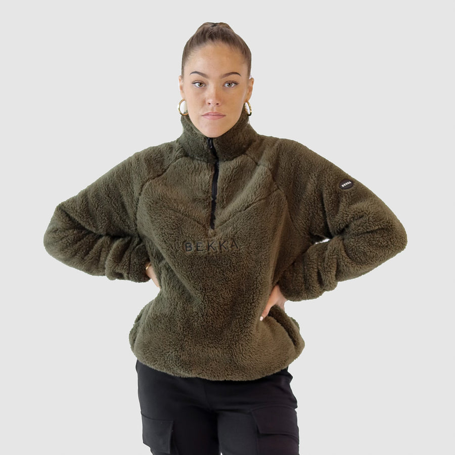 Teddy sweater - Burnt olive