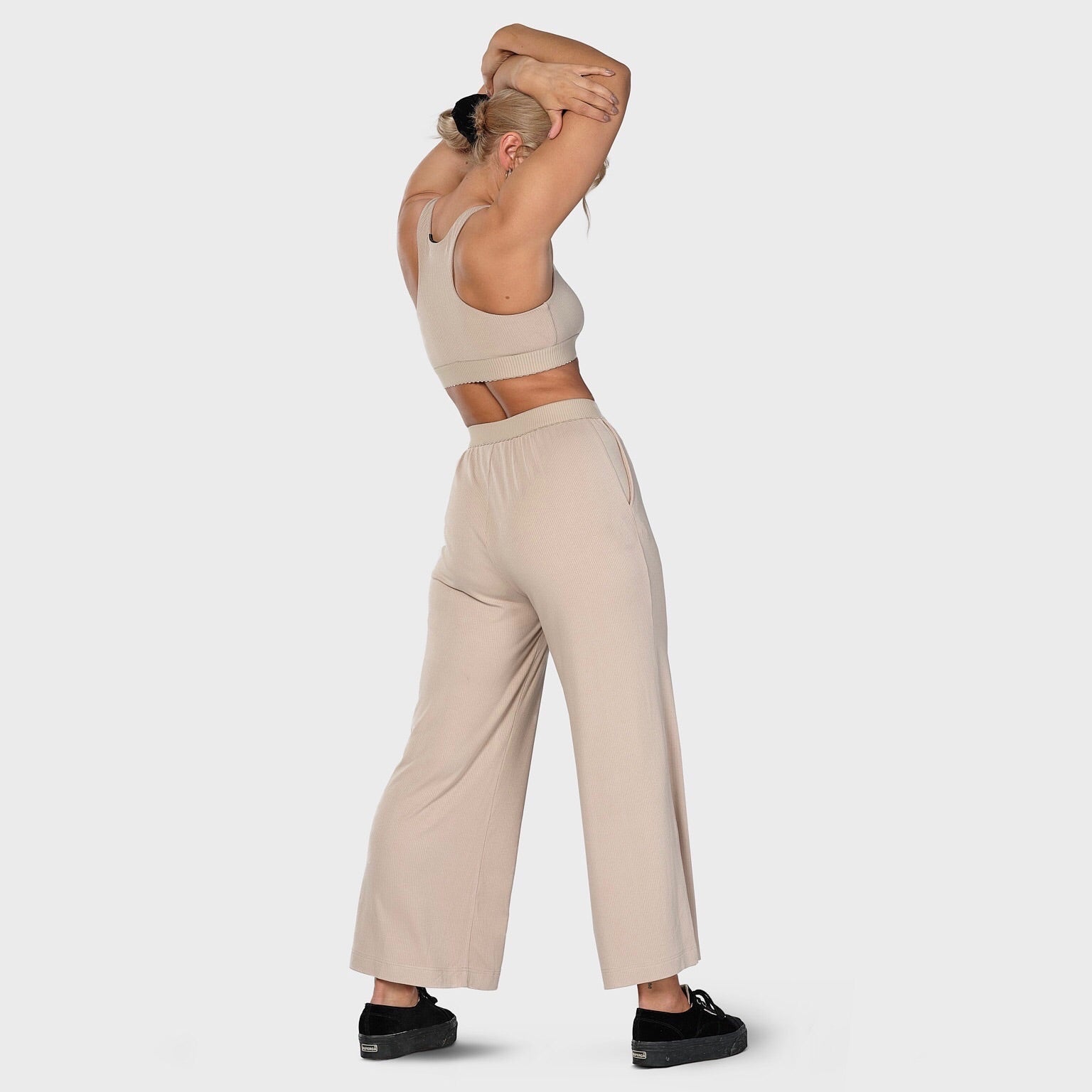 Rib pant - deep sand (6292700135591)