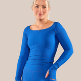Athleisure longsleeve - Royal blue