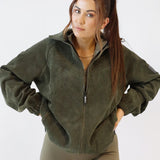 HIM&HER Cord jacket - Burnt olive
