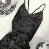 Velvet dress - Black