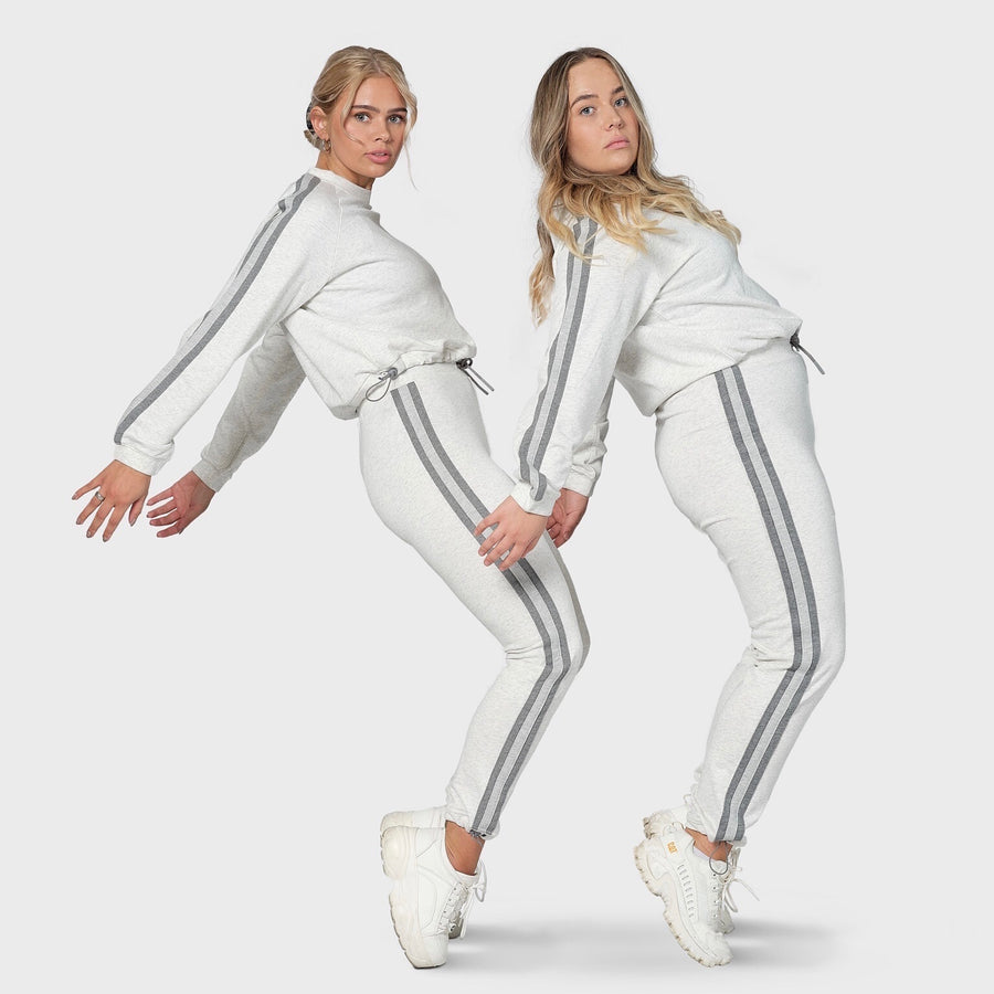 Sweat pant - white melange (6535946109095)