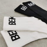 Basic Socks 2pk - Black & white