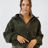 HIM&HER Cord jacket - Burnt olive