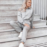 Highschool pant - Gray melange