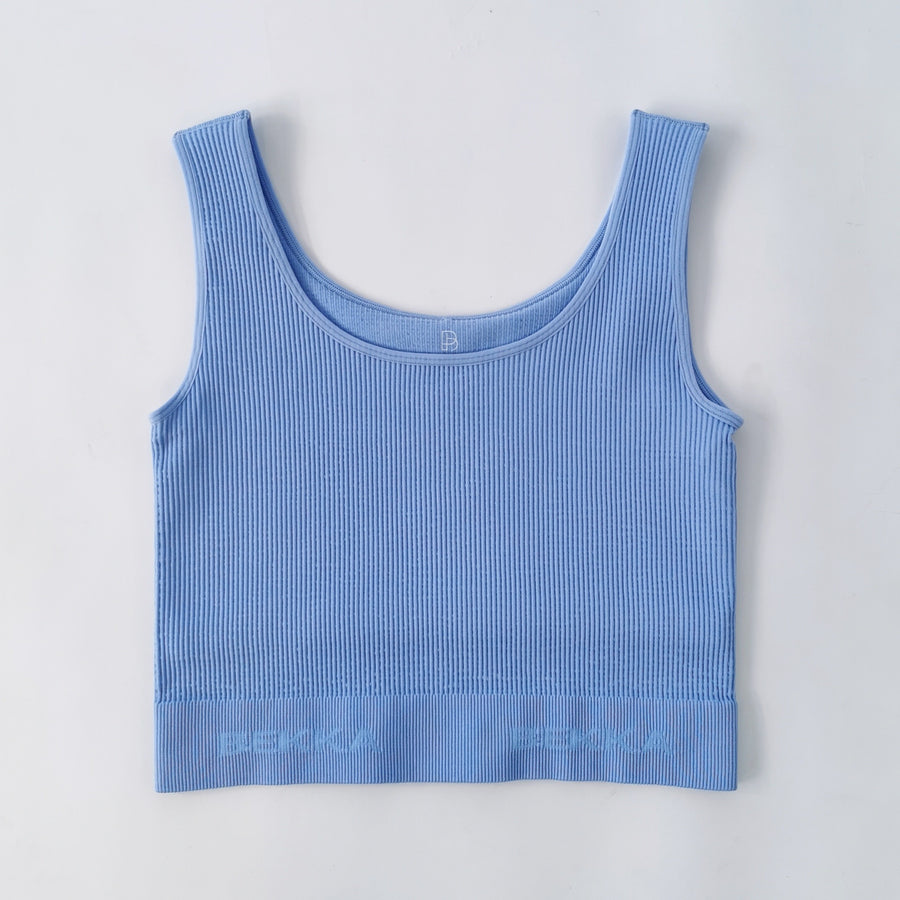 Seamless 2-layer top - Ice blue