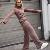 Comfy sett - Faded brown