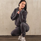 Highschool zip sweater - Dark night