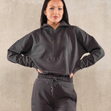 Highschool zip sweater - Dark night