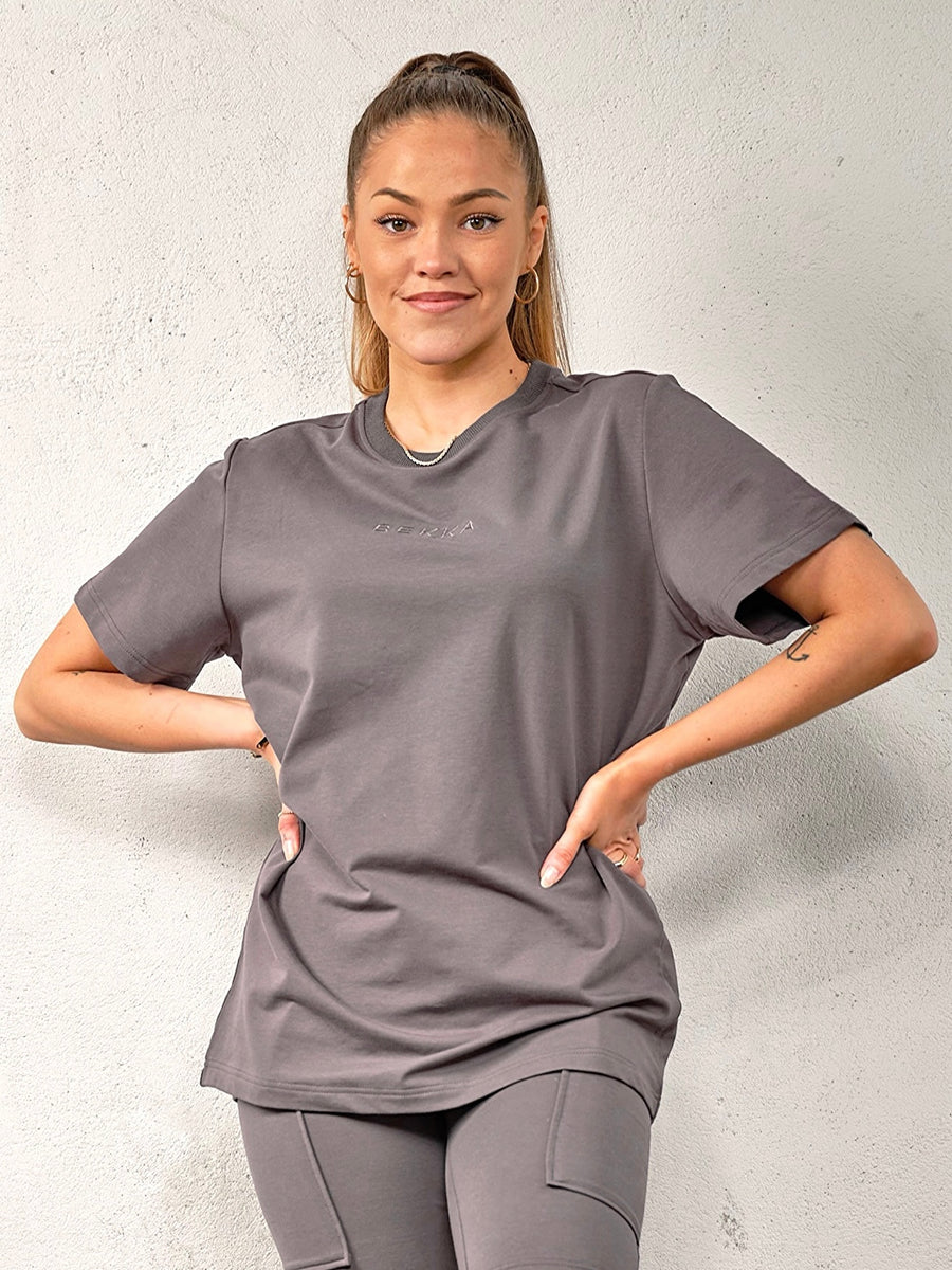 Oversized tee - Charcoal