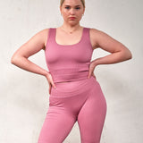 Seamless shorts - Pinky lilac