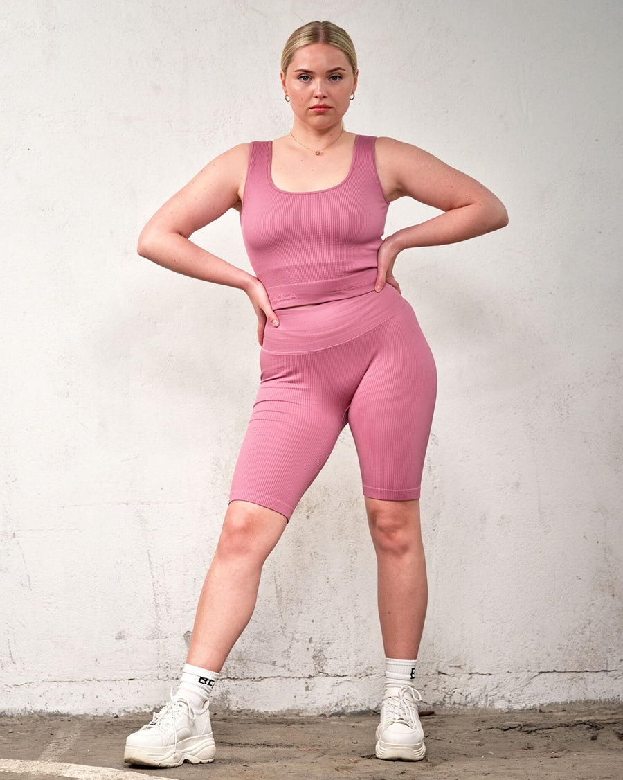 Seamless 2-layer top - Pinky lilac