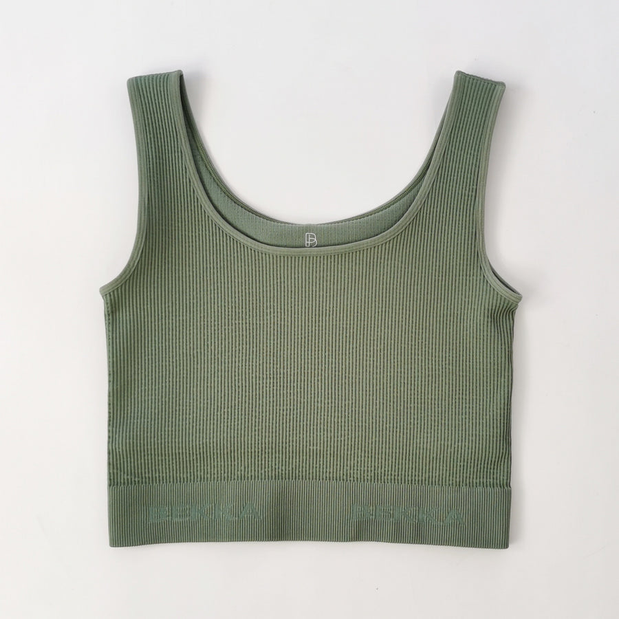 Seamless 2-layer top - Faded herb